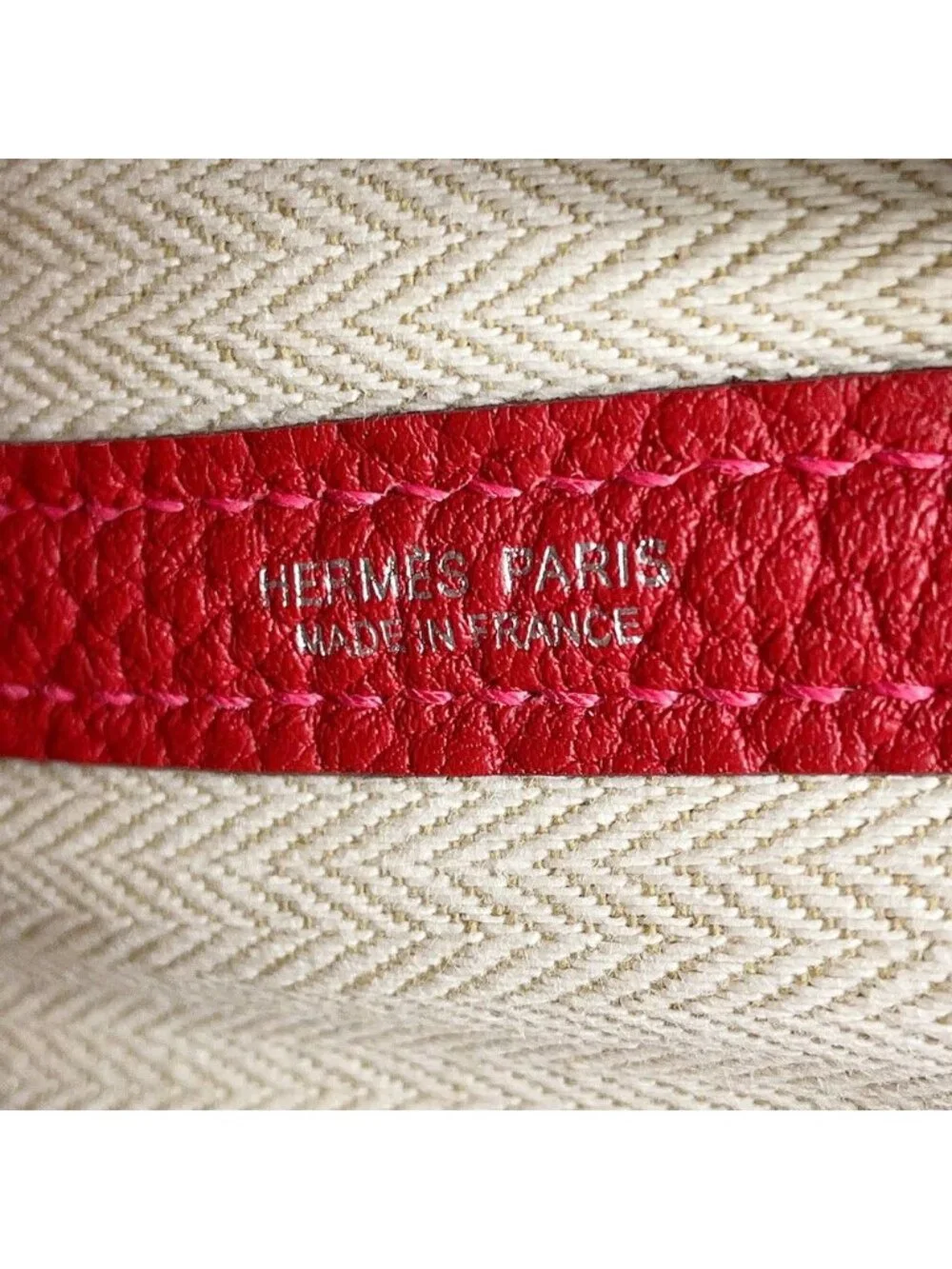 Hermes Tote Garden Party TPM le Jupiman Silver Negonda